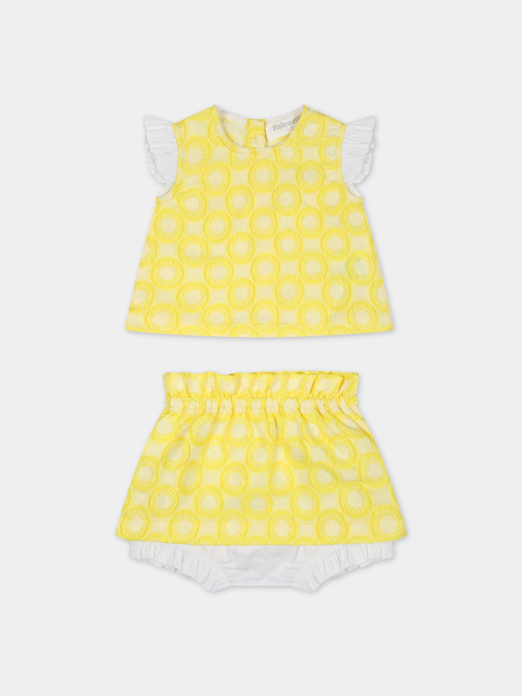 Elegant yellow set for baby girl